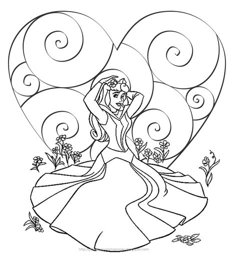 Includes 13 free printable valentine's day coloring pages for kids and adults. PRINCESS COLORING PAGES
