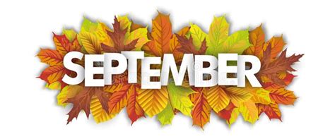 September Calendar Clipart