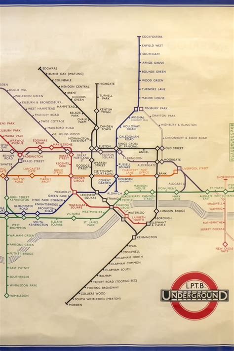 Harry Becks Diagramatic Maps Nicholas Lyster In 2022 London