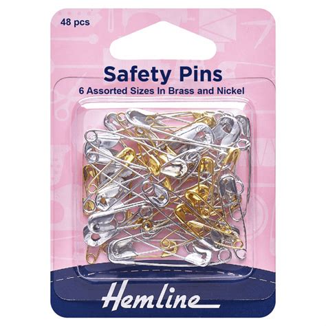 Value Pack Safety Pins Brass And Nickel