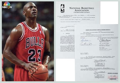Michael Jordan Nike Contract Npssonipat