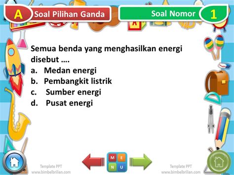 We did not find results for: PPT Soal Tema 6 Kelas 3 Subtema 1 Sumber Energi - Bimbel ...