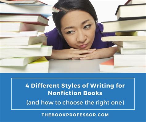 4 Different Styles Of Writing For Nonfiction Books Write A Nonfiction