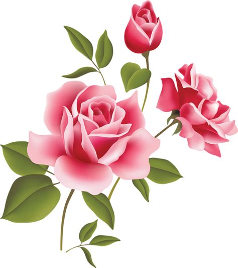 Pink Rose Art Picture Clipart Clipart Panda Free Clipart Images
