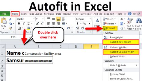 Autofit In Excel Methods To Modify Columns With Autofit