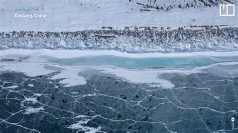 Picturesque Ice Bubbles In Chinas Frozen Xinjiang Lake Flipboard