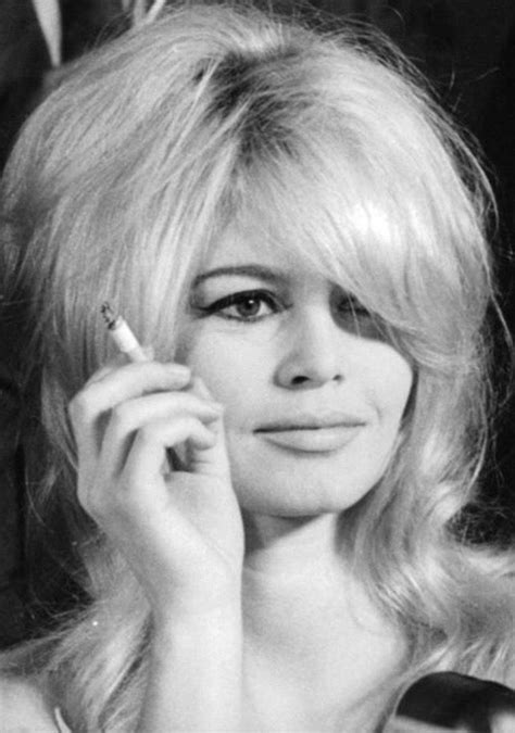 Bb Having A Smoke Bridget Bardot Brigitte Bardot Young Cigar Girl