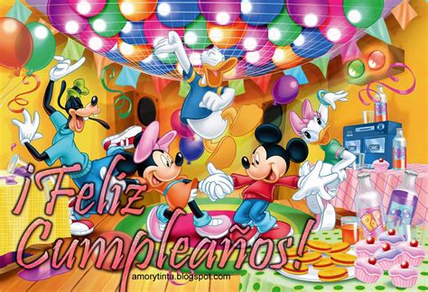 Felicitaciones De Cumpleaños Disney