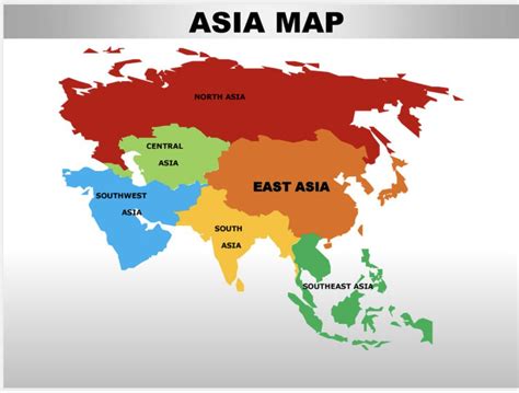 Central Asia Political Map North Asia Political Map South Asia Images