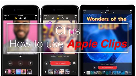 Clips How To Use Apple Clips App Youtube