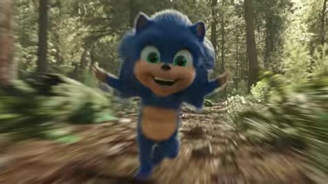 Video Deleted Scene Shows Baby Sonic Before The Movies Redesign