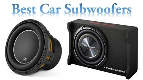 Best Car Subwoofers Top 5 Car Subwoofers Reviews Youtube