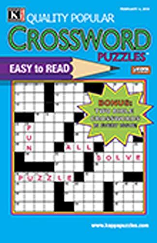 Quality Popular Crossword Puzzles Jumbo