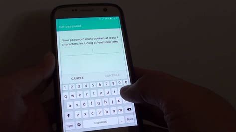 What is screen time password? Samsung Galaxy S7: How to Set Lock Screen Password - YouTube