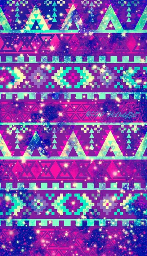 Tribal Sparkle Galaxy Wallpaper I Created For The App Cocoppa Sassy