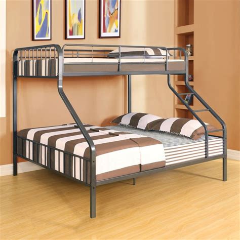 Bunk bed twin over queen. ACME Furniture Caius Twin XL over Queen Bunk Bed in ...