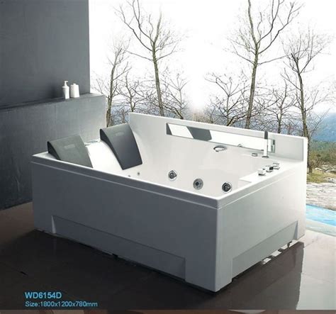 Empava 72 acrylic whirlpool bathtub 2 person hydromassage rectangular water jets alcove soaking spa double ended tub model 2021, 72 inch, white 5.0 out of 5 stars 1 1 offer from $1,999.99 Right Skirt Fiber glass Acrylic whirlpool Double People ...