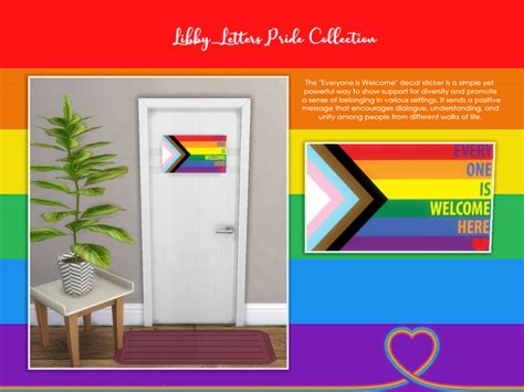 The Sims Resource Pride Vinyl Wall Sticker