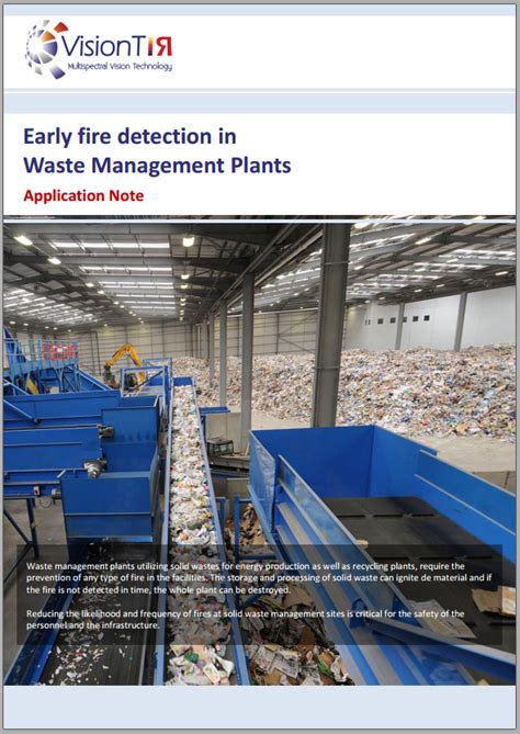 Early Fire Detection In Waste Management Plants Application Note