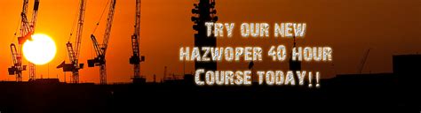 Hazwoper40 Cranes E Training Inc