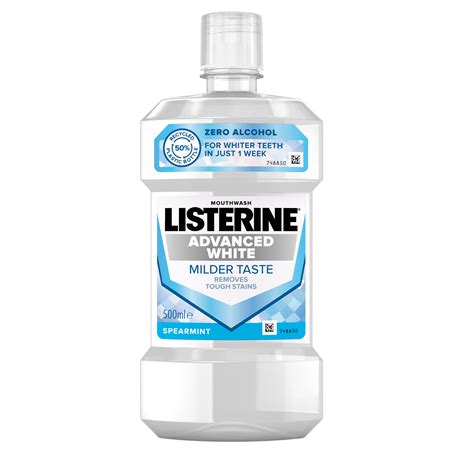 Listerine Advanced White Mouthwash Listerine Uk