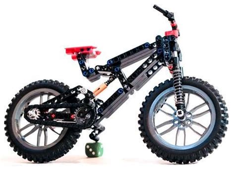 Lego Moc Mountain Bike Full Suspension By Searchoutsolute Rebrickable