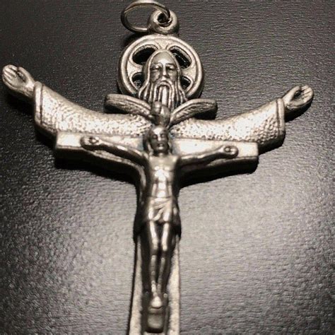 The Tertium Millennium Holy Trinity Cross Crucifix Blessed By Etsy Uk