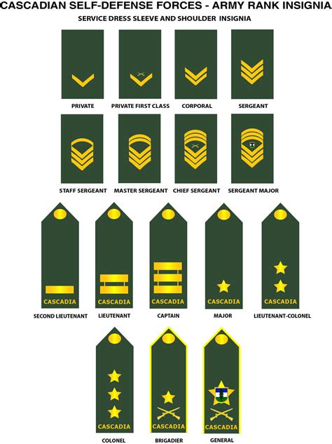 Csdf Army Rank Insignia 2014 By Shakineyeworks On Deviantart