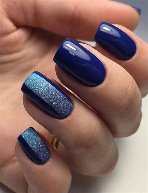 15 Pretty Acrylic Blue Nails Design For Summer Nails Makeup Page 10