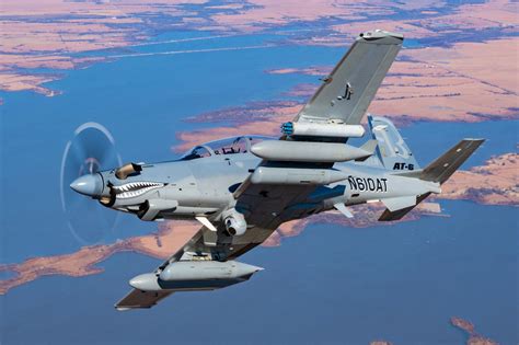 Us Air Force Adds Two At 6 Light Attack Aircraft To Continued