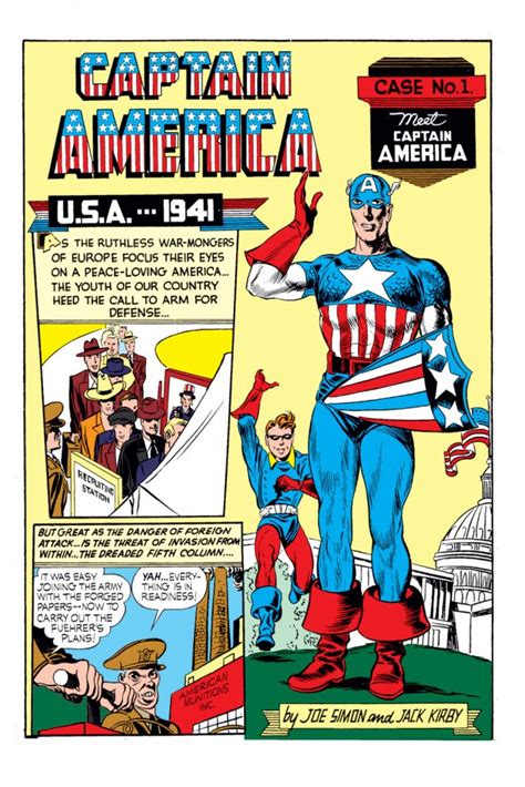 Captain America Comics El Debut De Las Barras Y Estrellas Cuarto Mundo
