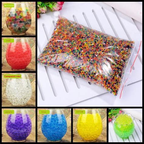 IZOPearl Shaped Crystal Soil Magic Jelly Balls Water Beads Mud Soft