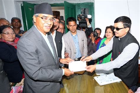 Deuba Paudel File Candidacies For Nepali Congress Pp Leader The Himalayan Times Nepal S No