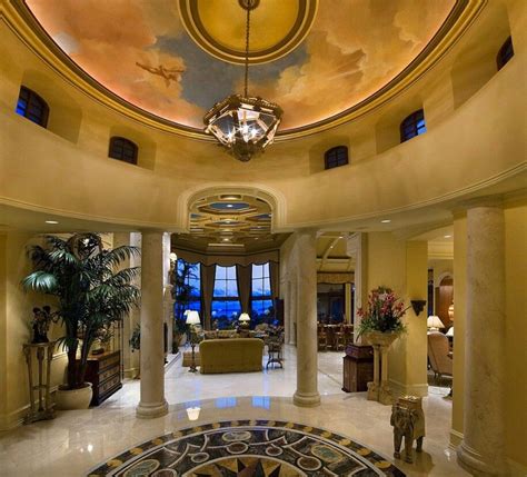 Grand Foyer Luxury Homes Interior Mediterranean Interior Design