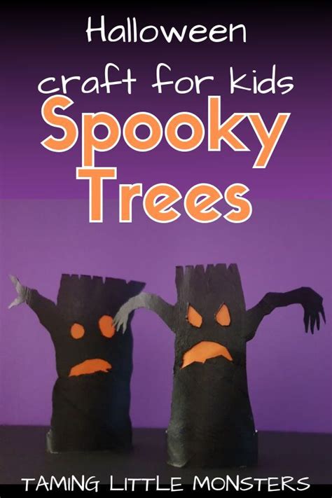 Spooky Tree Halloween Craft For Kids Halloween Crafts For Kids