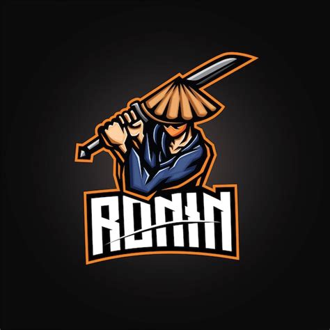 premium vector ronin mascot esport logo