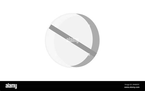 Beautiful medical white round pill capsule with medicine suture with