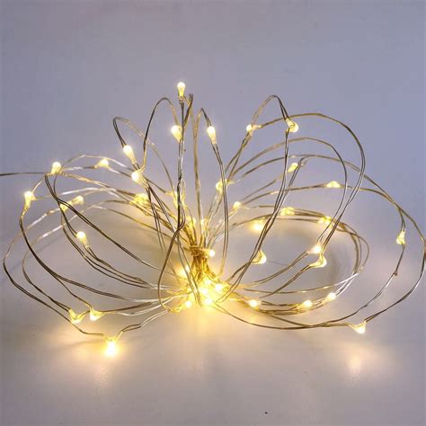 Pack 2 Battery Operated Mini Lights Indoor Led Fairy Light With Timer 6hours On