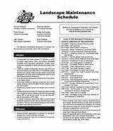Photos of Monthly Landscape Maintenance Schedule