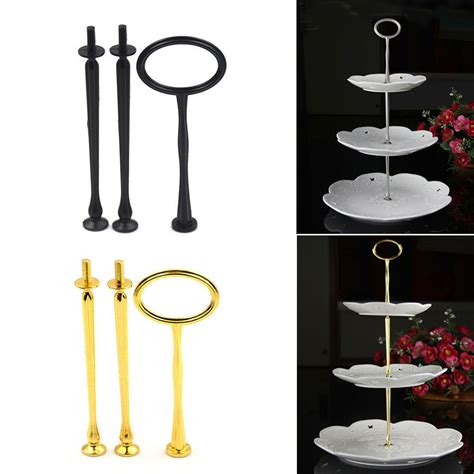 Gwong 23 Tiers Cake Rod Plate Stand Handle Fitting Hardware Wedding