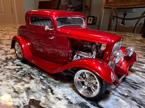 32 Ford Custom Muscle Cars Street Rods Ford Models Old Cars Scale
