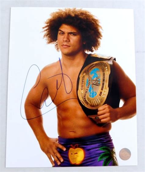 Carlito Colon 8x10 Signed Wwe Wrestling Photo Wrestler Autograph Coa Ic
