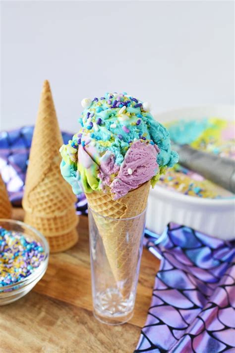 Easy No Churn Mermaid Ice Cream Recipe A Magical Mess