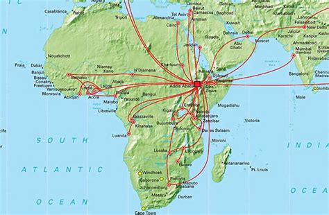 35 Ethiopian Airlines Route Map Maps Database Source