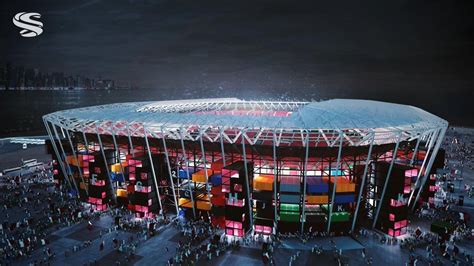 Qatar Completes Shipping Container Stadium For 2022 World Cup Stadia