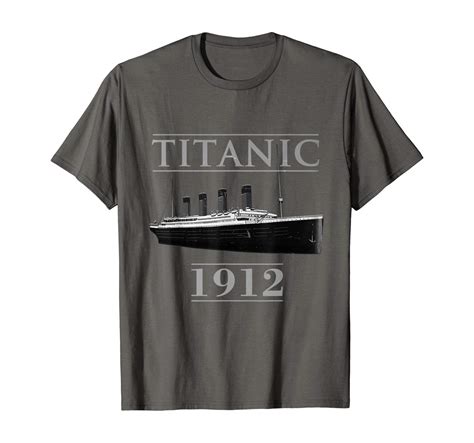 Titanic Tees Voyage Famous Rms Titanic 1912 Shirt T Shirt Minaze
