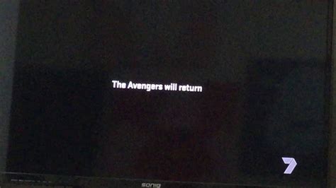 Avengers Age Of Ultron Channel 7 End Credits Youtube