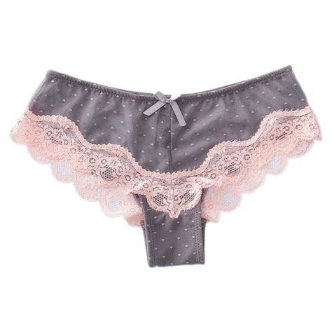 soft breathable sexy women panty low rise knickers hollow briefs ultra thin underwear lace