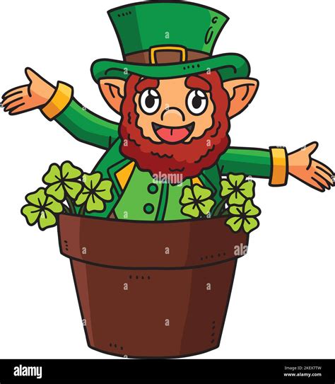 Saint Patricks Day Leprechaun Cartoon Clipart Stock Vector Image And Art