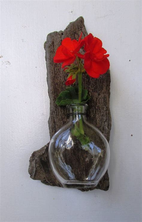 Driftwood Reclaimed Wood Vase Rustic Home Decor Beach Home Etsy